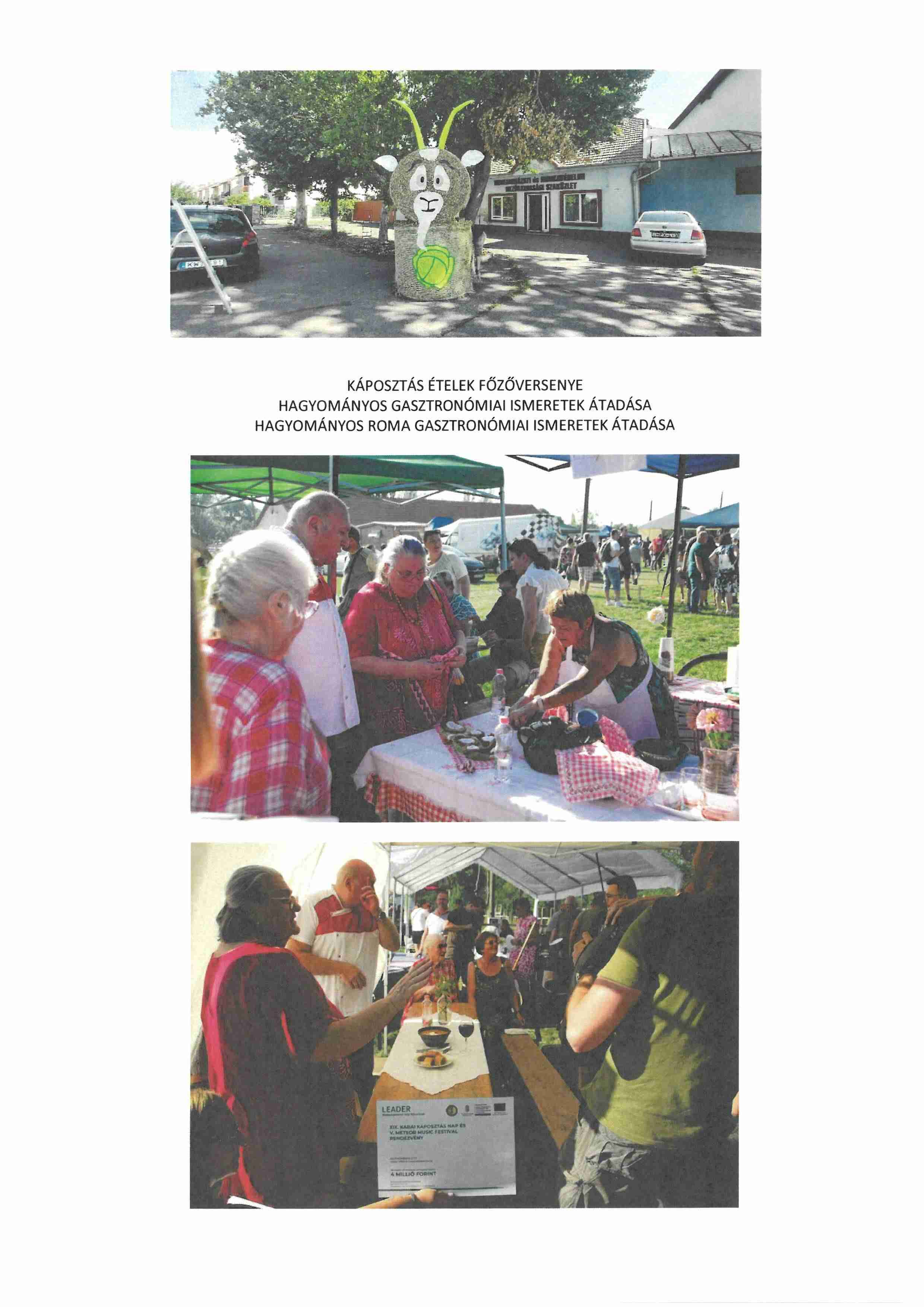 XIX. Kabai káposztás nap és V. Meteor Music Festival rendezvény